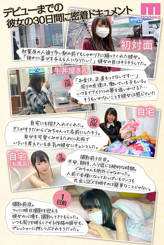 新人 もう一度アイドルになりたくて… 虹色ぐみ AV DEBUT